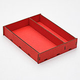 Ящик-коробка «Макарунас», красный, 25,5 х 20 х 4,5 см, фото 4