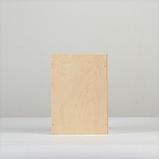 Коробка пенал подарочная деревянная, 20×14×8 см "Поздравляю", гравировка, фото 2