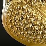 Фигурное кашпо "Ваза" слоновая кость в золоте, 28х34х21см, фото 4