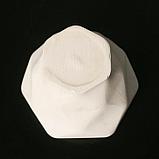 Кашпо-ромб «Фантазия», цвет белый, 10.5 × 9 см, фото 3