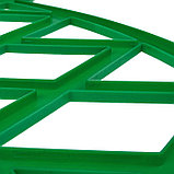 Ограждение декоративное, 35 × 232 см, 4 секции, пластик, зелёное, MODERN, Greengo, фото 4