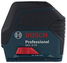 Лазерный уровень, Bosch GCL 2-15 Professional, 15 м, красный лазер, 0 601 066 E02, фото 2