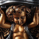 Кашпо "Ангел'', серо-золотистый цвет, 0,9 л, фото 3