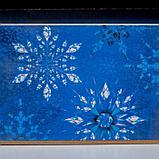 Кашпо с грифельной табличкой «Снежинки», 24.5 × 14.5 × 14.5 см, фото 3
