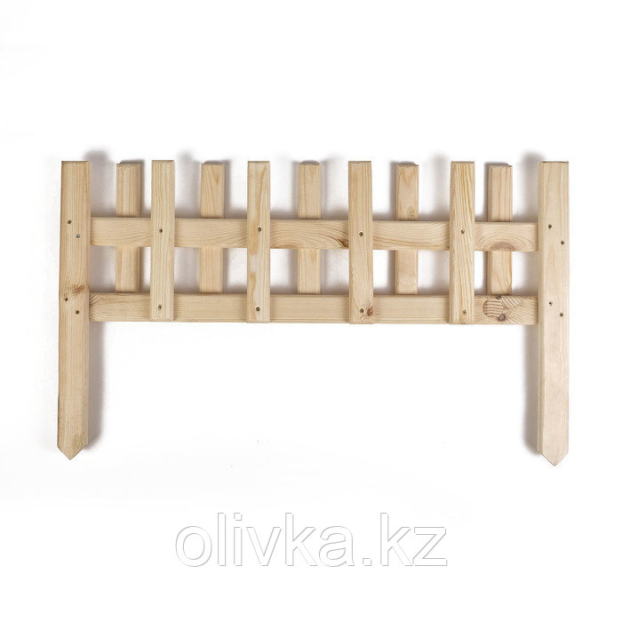 Ограждение декоративное, 44 × 88 см, 1 секция, дерево, «№ 8»