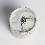 Керамическое кашпо с тиснением «Мрамор», 10 х 10 см, фото 5