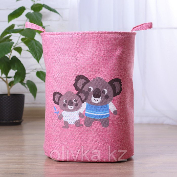 Корзинка для игрушек «Коалы» 35×35×45 см