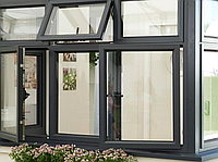 Алюминиевые окна и двери без термобарьера (холодная серия), фото 1
