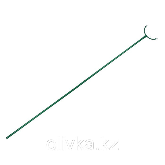 Опора для ветвей, h = 160 см, d = 1 см, металл, зелёная