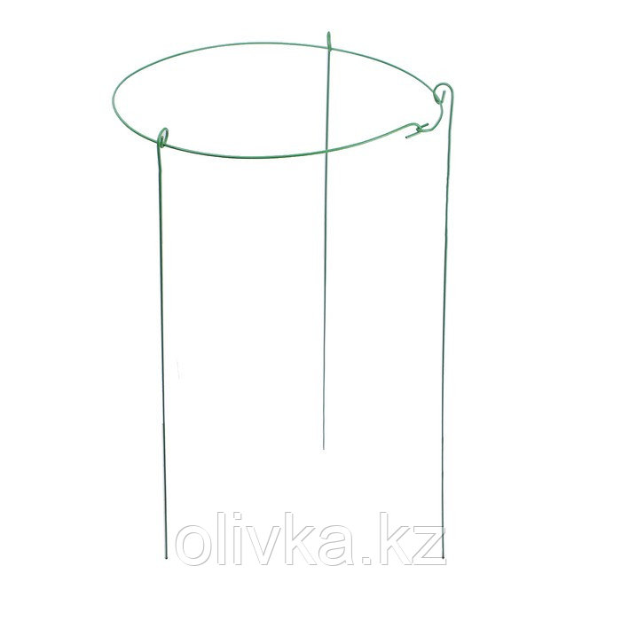 Кустодержатель, d = 50 см, h = 100 см, ножка d = 0.3 см, металл, зелёный, троеножка