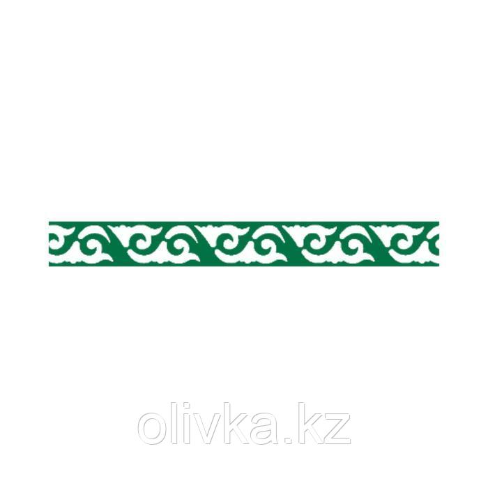Декоративный элемент «Агава», шаг узора 200 мм, 12,5 × 200 см, зелёная мята, RAL 6029