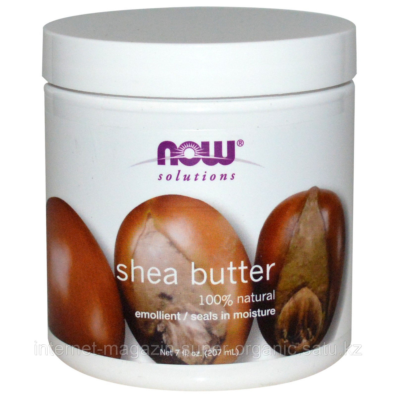 Масло ши (карите), 100% натуральное, 207 мл, (Shea Butter), Now Foods