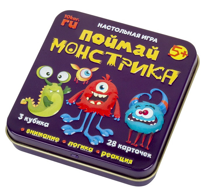Игра настольная «Поймай монстрика»