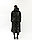 Женская куртка из плащевки (черная, свободный крой), фото 3