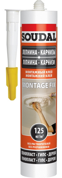 Клей Montage Fix без растворителей (жидкие гвозди) 12*280 мл - фото 1 - id-p88796538