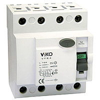 VTR4-25300 УЗО UZO RCCB  4P 25A 300MA(VIKO)30шт