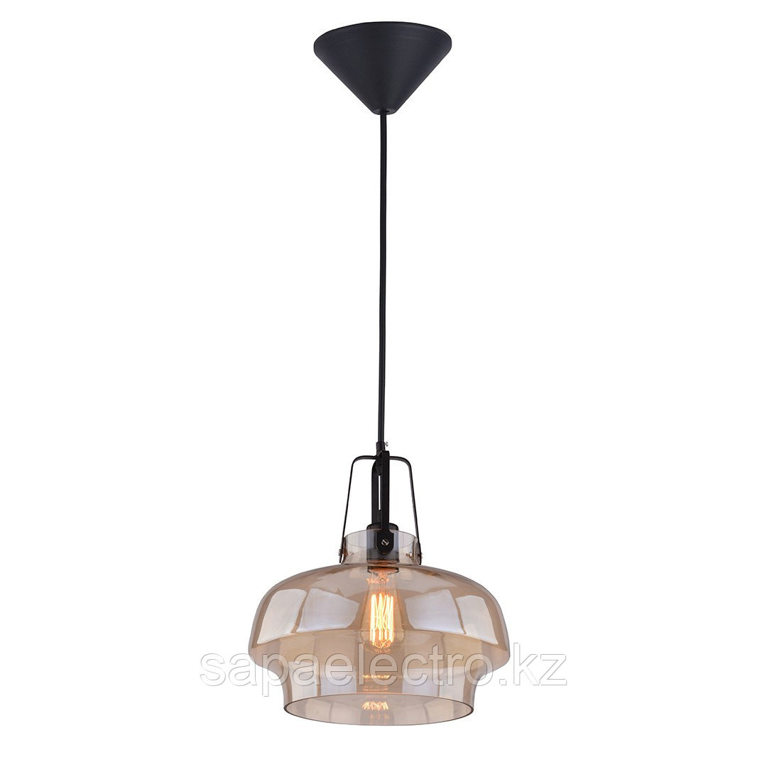 Lyustra MD42934C-1S E27 D240 AMBER (TEKAVIZE) 1sht