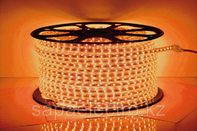 LED lentа 2835/60L 220V ORANGE 7W/M IP65 (TT)50m