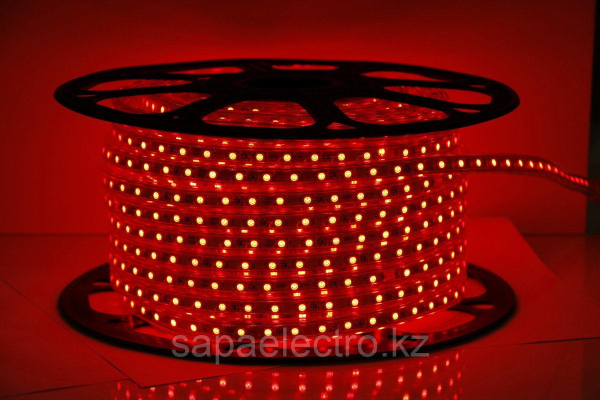 LED Lenta 5050-60L 8W 220V RED (HAIGER) 50m