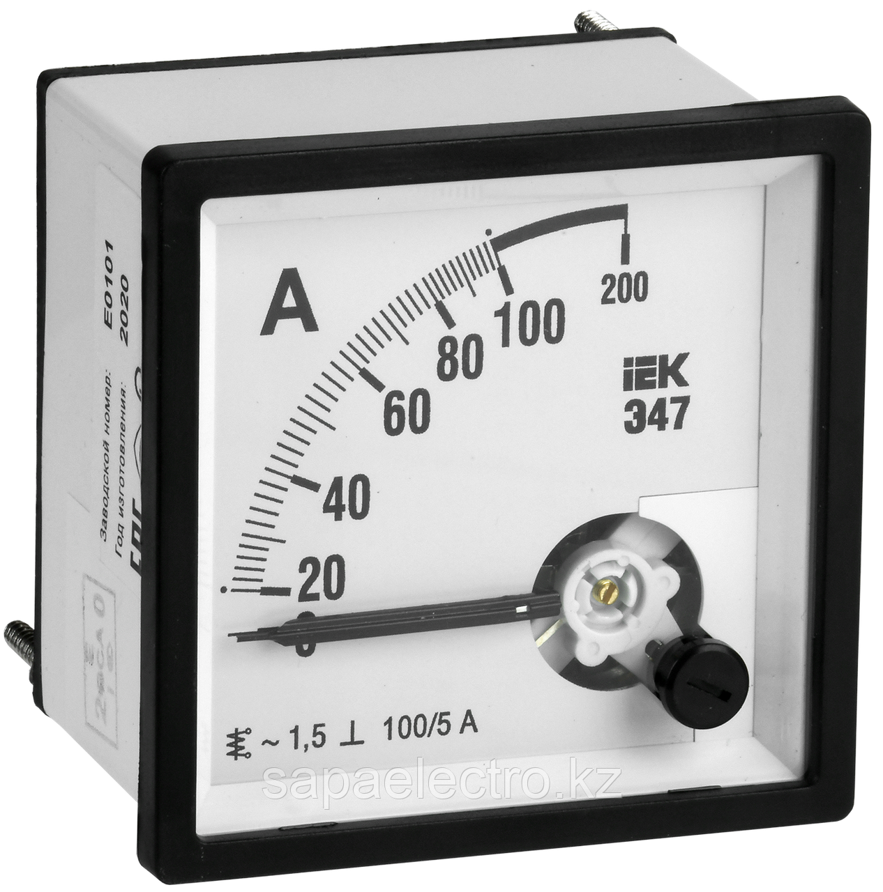 Амперметр аналоговый Э47 100/5А класс точности 1,5 96х96мм IEK - фото 1 - id-p88798250