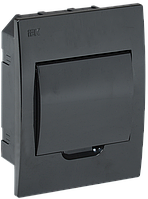 KREPTA 3 Корпус пластиковый ЩРВ-П-6 IP41 черная дверь черный IEK