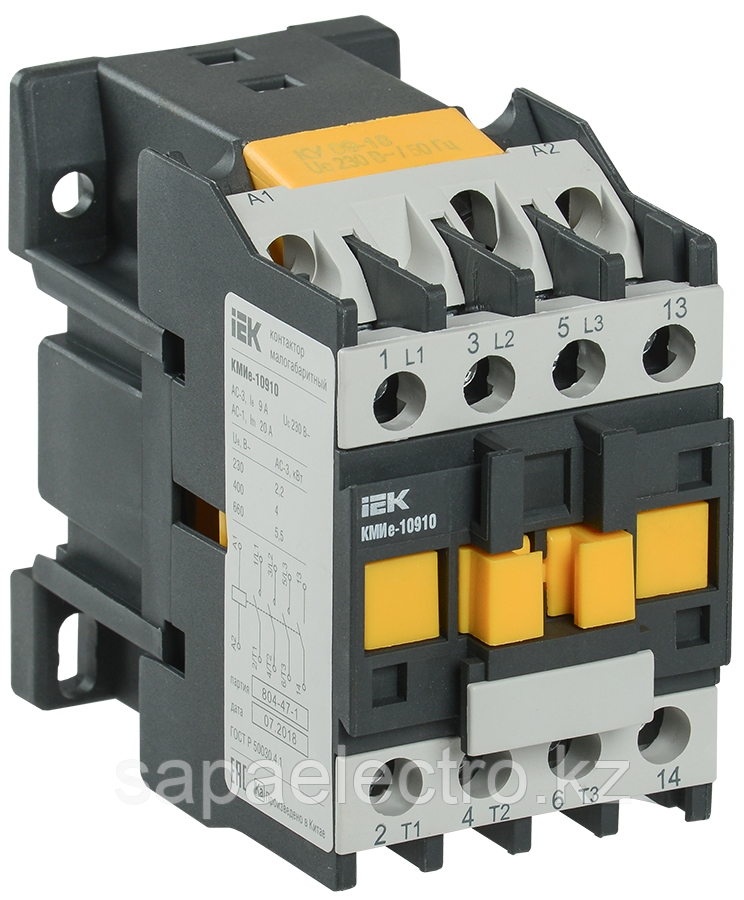 Контактор КМИе-10911 9А 230В/АС3 1НЗ IEK