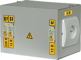 Ящик с понижающим трансформатором ЯТП-0,25 230/24-2 36 УХЛ4 IP30 IEK