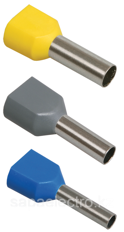 Наконечник-гильза НГИ2 1,5-8 с изолированным фланцем (коричневый ...