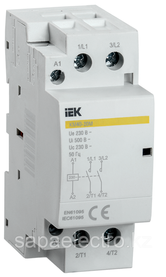 Контактор модульный КМ63-11М AC IEK