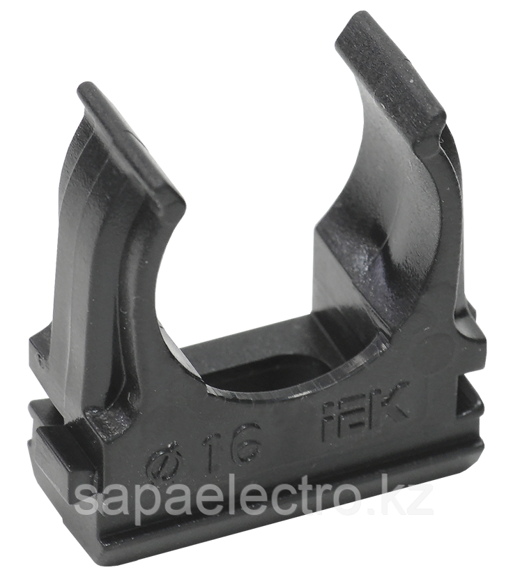 Держатель с защёлкой CF16 черный IEK