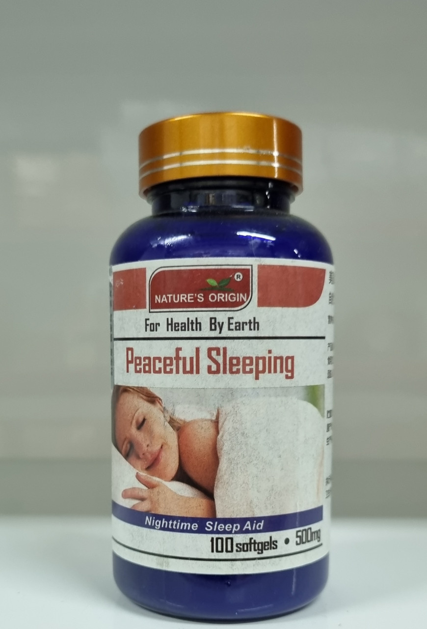 Мелатонин для улучшения сна в капсулах  100 шт - Peaceful Sleeping