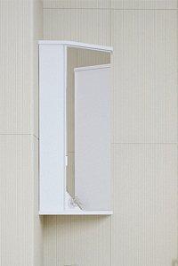 Шкаф с зеркалом  Corozo "ФЛОРЕНЦИЯ" навесной угловой прав K508781