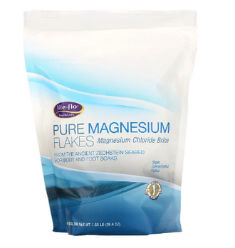 Life-flo, Чистые магниевые хлопья, рассол хлорида магния, 1,65 фунта (26,4 унции)