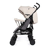 Прогулочная коляска для двойни Indigo DUET бежево-серый, фото 5