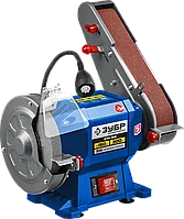 ЗУБР d150 мм, 300 Вт, заточной станок с шлифовальной лентой ПТЛ-150