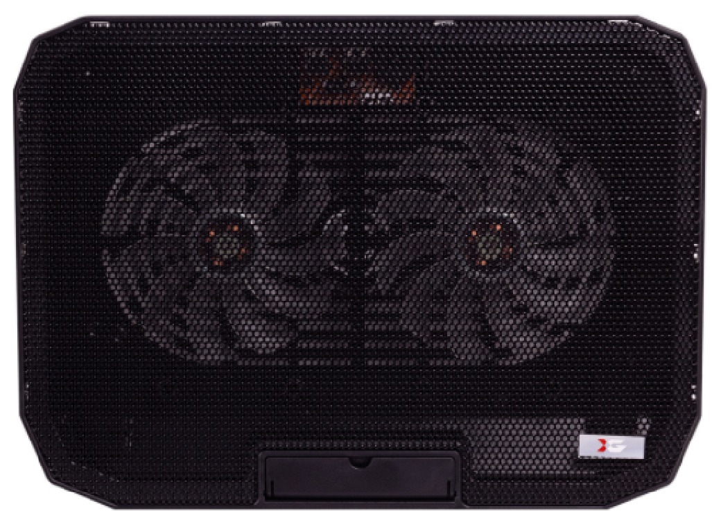 Охлаждающая подставка для ноутбука X-Game X6, 15,6", USB 2.0*2, Чёрный - фото 1 - id-p88806998