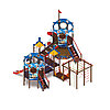 Детский игровой комплекс «Морской» ДИК 2.17.06 (винтовой скат) Н=2000 H=1200, фото 2
