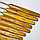 Набор тонких крючков для вязания с бамбуковой ручкой, фото 8