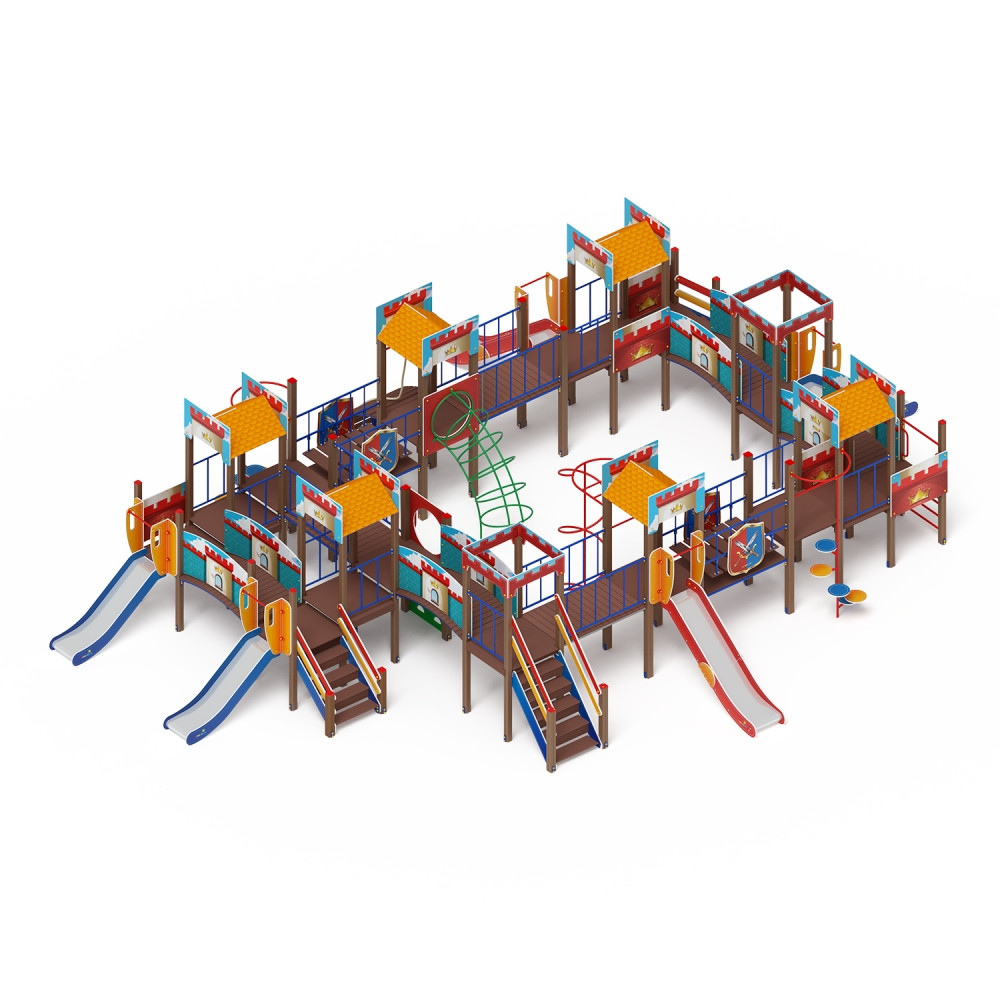 Детский игровой комплекс «Замок» ДИК 2.18.11-01 H=1200 H=900