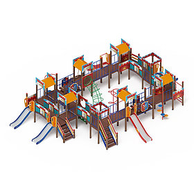 Детский игровой комплекс «Замок» ДИК 2.18.11-02 H=1200 H=900