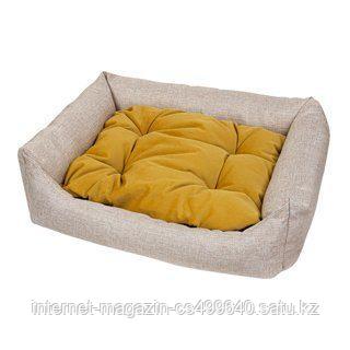 Лежак Люкс (флок) №2 Olive КСОДИ 60*50*15 см
