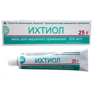 Ихтиоловая мазь 20% 25г БЗМ