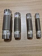 Компенсатор 1 1/2" (40 мм) нержавеющий сильфон (AISI 321) и нержавеющая резьба (AISI 304).