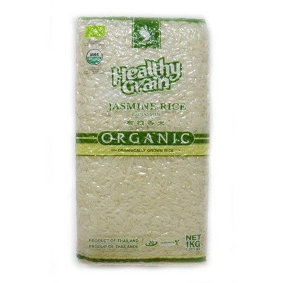 Органический белый рис Жасмин Healthy Grain 1кг