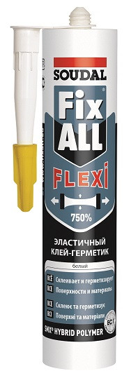 Гибридный клей-герметик Fix All Flexi белый 12*290 мл - фото 1 - id-p88827876