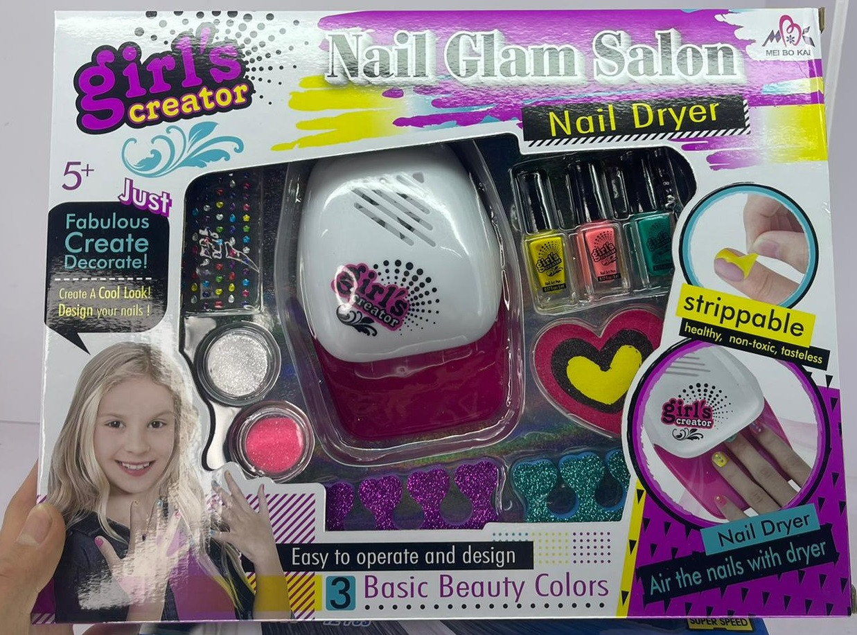 Игровой набор с сушкой Салон ногтей "Nail Glam Salon" - фото 4 - id-p88831754