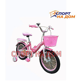 Велосипед детский Forever "Корона" (розово-лиловый) 4-5 лет