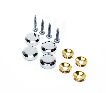 Шуруп в комплекте с декоративным колпачком 22мм (премиум) 4шт