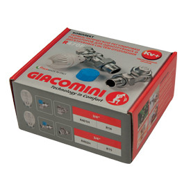 Термостатический комплект Giacomini R470F прямой ¾" - фото 3 - id-p88843840