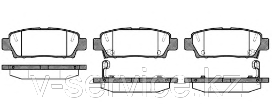 Тормозные колодки YOTO G-261(MD 2131M)(REMSA 632.02), фото 1